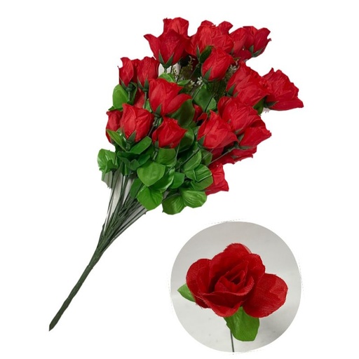 [SE1323] Flor ramo x36 rosas roja