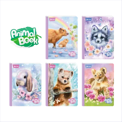 [554039] Cuaderno norma gama media animales book 100H cuadro 