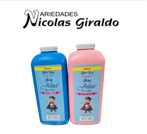 [1122] Talco bebe julius x625g grande