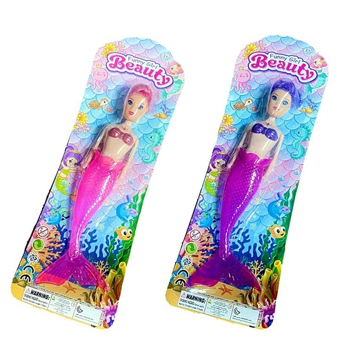 [399-89] @Muñeca sirena carton pequeña