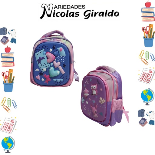 [CRR287] @Morral infantil niña alto relieve pequeño fino 
