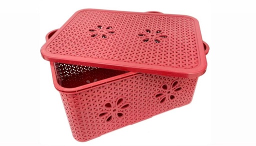[CF2010B] Canasta floral rectangular 