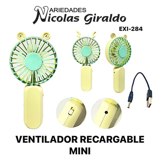 [EXI-284] Ventilador recargable mini