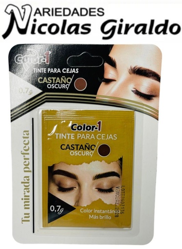 [PT0000747] Tinte cejas castaño oscuro color uno