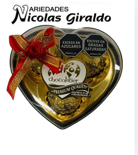 [E31-CH] Chocolate adro corazon X3