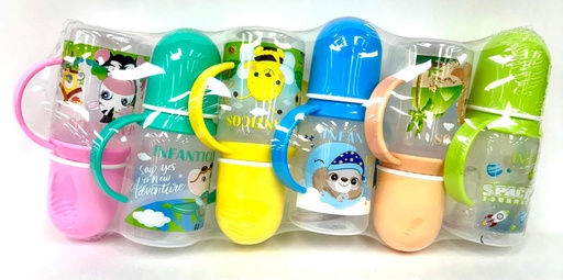 [1320] Tetero asa pequeño 5oz infantico pastel pqt x6 