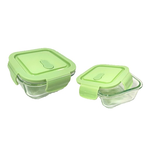 [SE2236] Refractaria pequeña cuadrada 390ML 