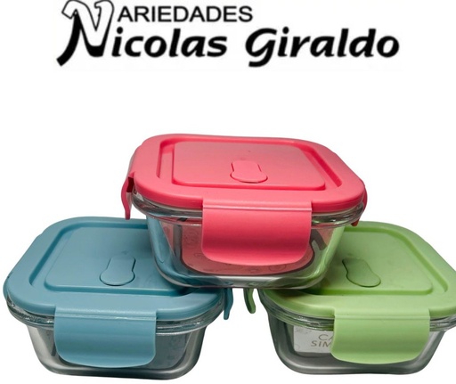 [SE2236A] Refractaria pequeña cuadrada 390ML (SE2236)