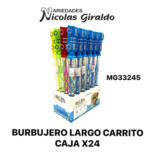 [MG33245] Burbujero largo carrito caja x24  