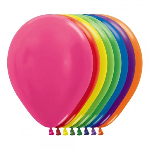 [841627] Bomba ballons r12x12 surtido tropical