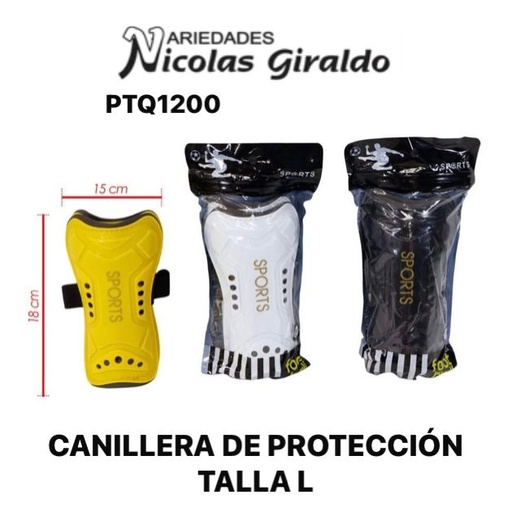 [PTQ1200] Canillera de proteccion talla L 