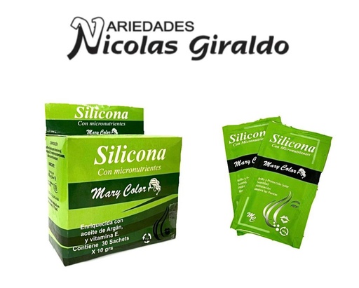 [MC-30SIL] Silicona capilar MC verde caja X30 