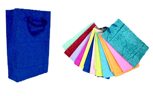 [109040] @Bolsa regalo corrugada unicolor Pequeña pqt x12