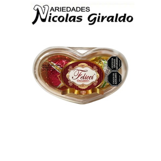 [TH02-1] Chocolate feliccie corazon x2 