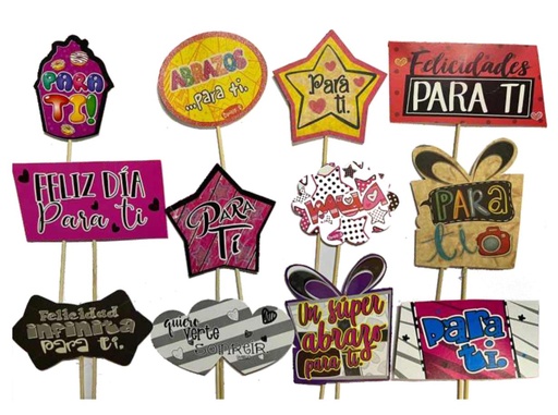 [111035] Pin piropos cariñitos x12 toda ocasion