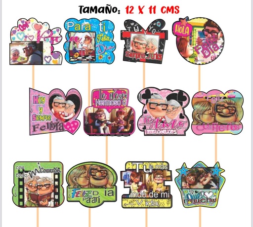 [111033] Pin piropos cariñitos x12 viejitos