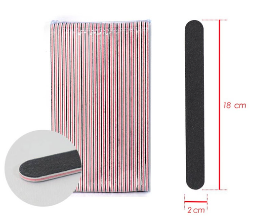 [PT27229] Lima negra acolchada x25  