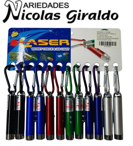 [PT27927] Llavero laser pqt x12 