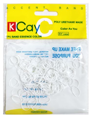 [MP43] Caucho gomelo delgado blanco bolsa x12 