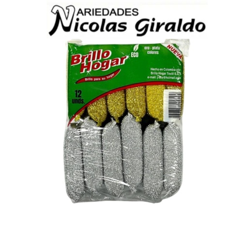 [10-05] Esponja oro y plata x12