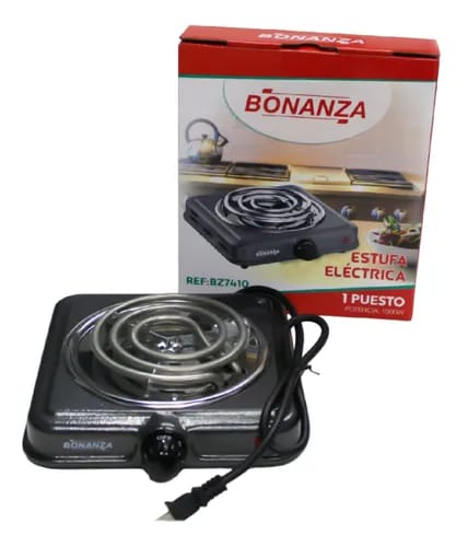 [BZ7410] Estufa electrica bonanza 1 puesto 