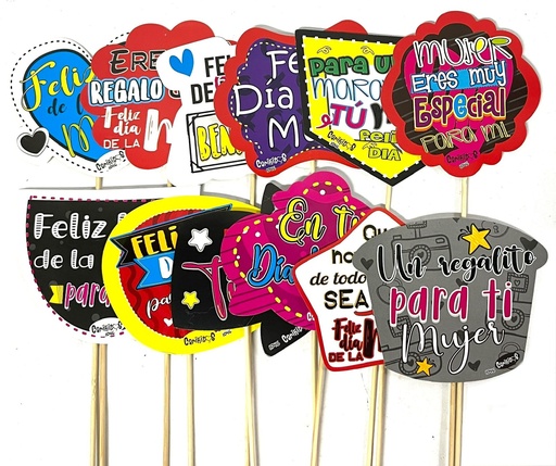 [111046] Pin piropos cariñitos x12 mujer