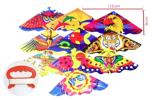 [PTF-454] Cometa papa gallo plastica estampada