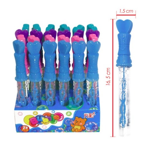 [MG50106] Burbujero delgado corazon mini caja x24  