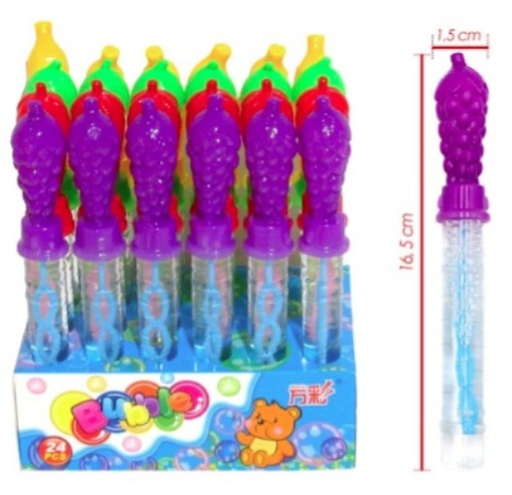 [MG50108] Burbujero delgado frutas mini caja x24  