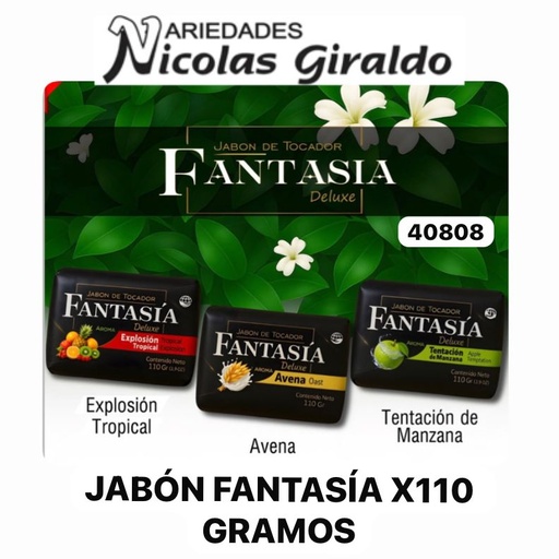 [40808] Jabon fantasia x110 gramos 