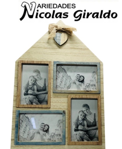 [PTF-503] Porta retrato casa x4 