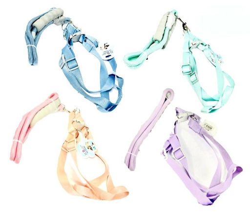 [DK-2734] @Collar mascota grande colores pastel mosqueton