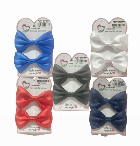 [302090] @Moño pinza par surtido PQT X12 