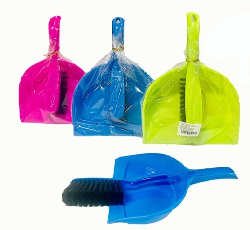 [PT28523] Recogedor plastico de mano con cepillo 