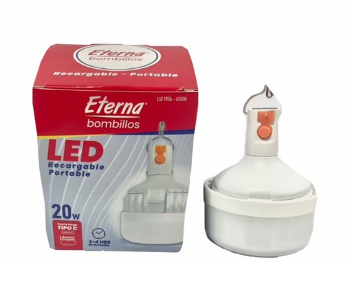 [ETR20WL] Bombillo Recargable eterna 20 w 