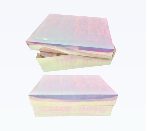 [MF12389] Caja regalo grande metalizada sin mensaje 