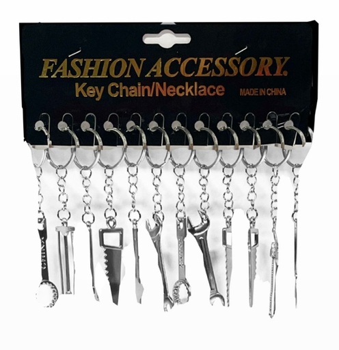 [PT27558] Llavero herramienta metal pqt x12