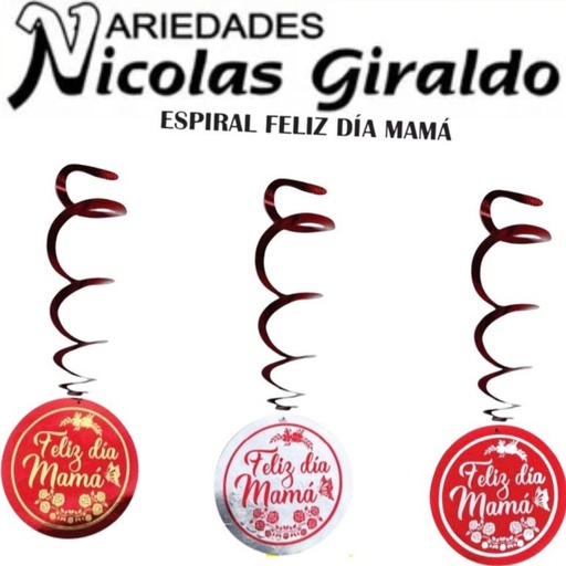 [MM5183] Espiral feliz dia mama circulo 