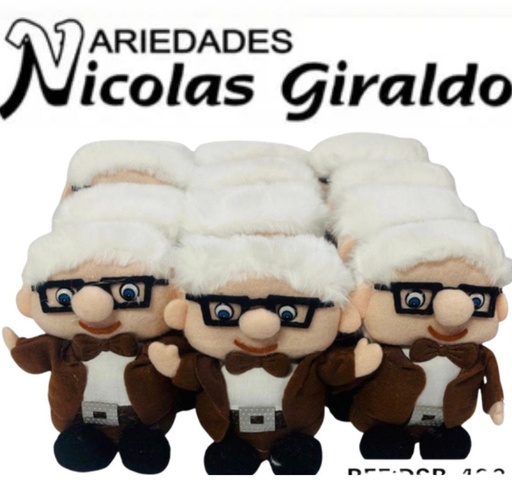 [DSB-490-1] Peluche viejitos hombre mini x12 unidades