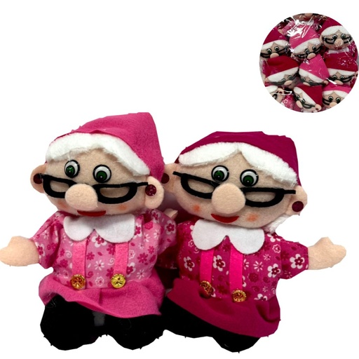[DSB-490-2] Peluche viejitas dama mini x12 unidades