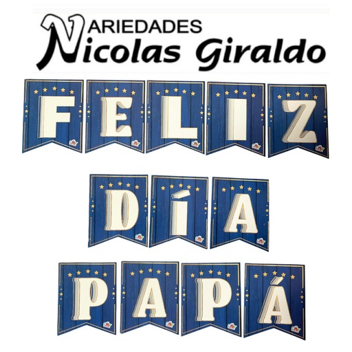 [MF12361V2663] Letrero banderin cmf 