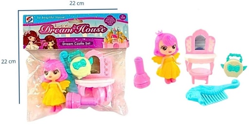 [CA1104] Set de belleza con muñeca 