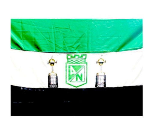 [BE-559-2] Bandera nacional pequeña con escudo 50x75