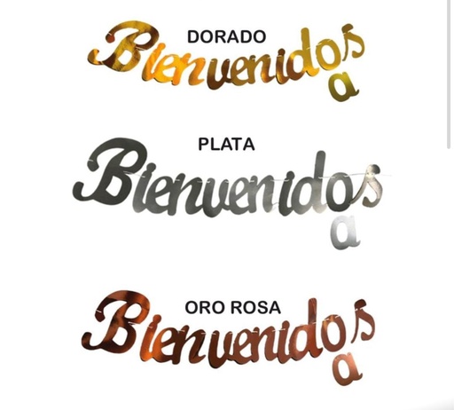 [MF1101] Bienvenido cursivo