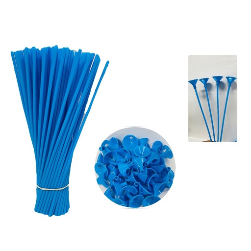 [PGLO-564C] Porta bomba x 100 sencillo azul claro