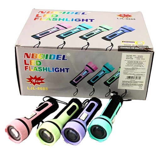 [DK-2457] @Llavero linterna pastel mediana caja x48