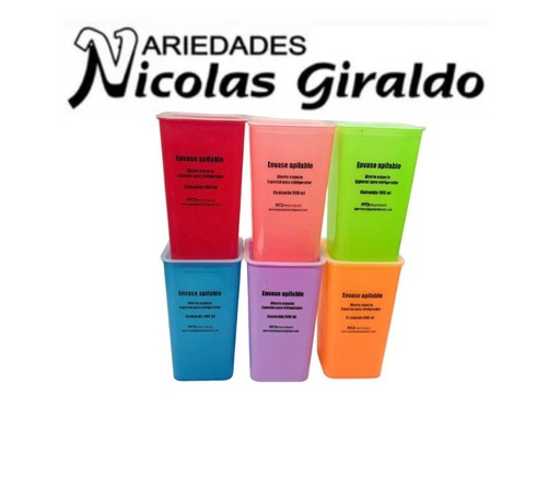 [MORR-131] Envase apilable morrison x6 unidades 