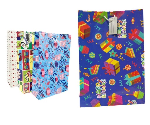 [P1030GR] Bolsa regalo grande sencilla bolsa x25