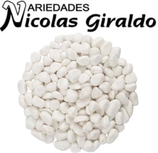 [PT27468] Piedra decorativa blanca malla importada  