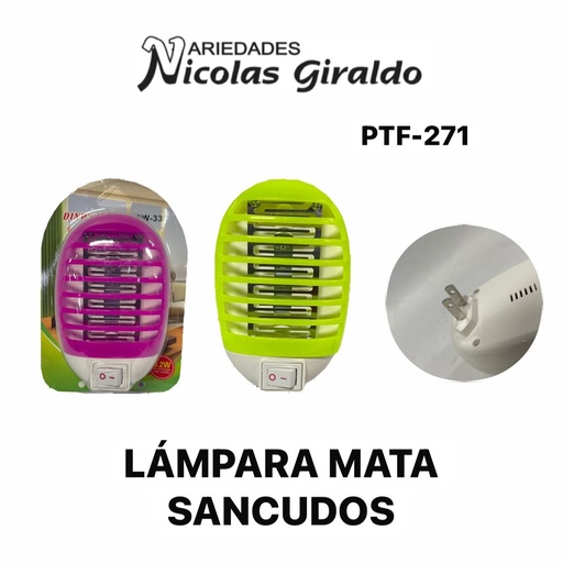 [PTF-271] Lampara mata sancudos 